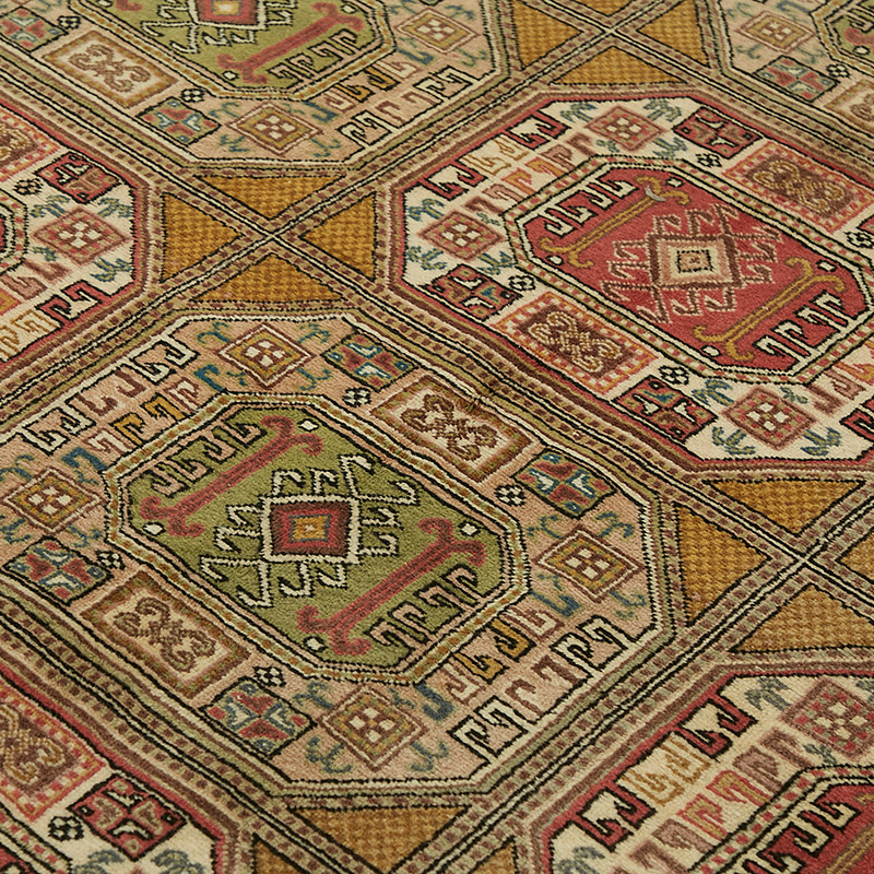 Vintage Turkish Hand-Knotted Rug - 6' 6" x 9' 7" (78" x 115") - K0087333