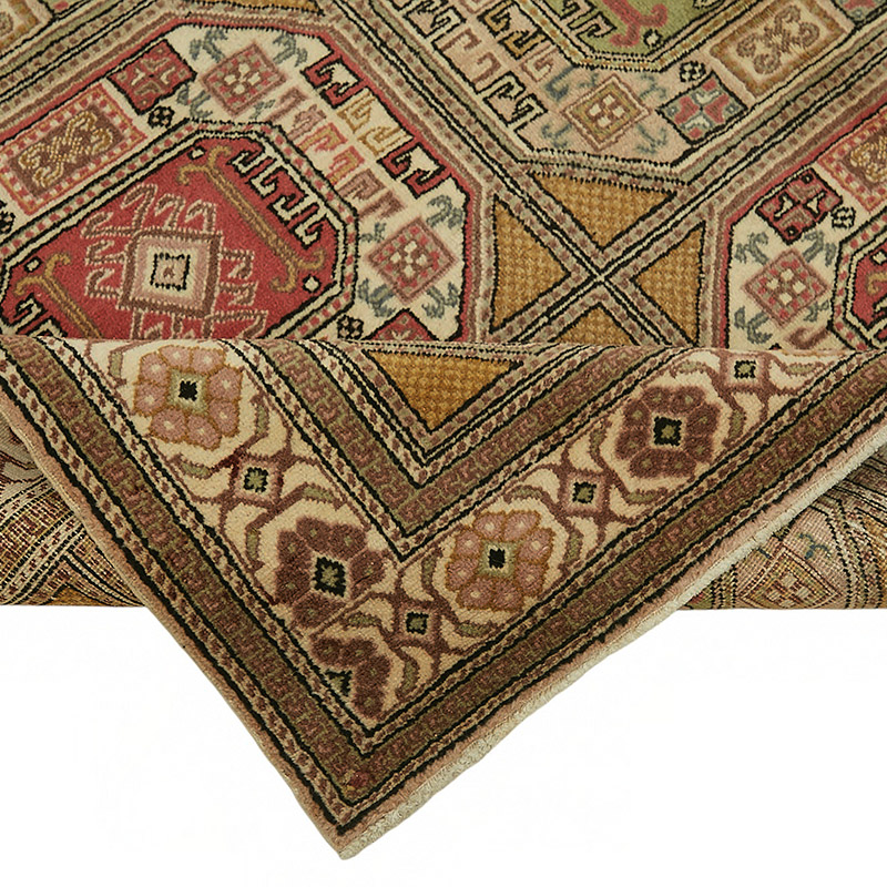 Vintage Turkish Hand-Knotted Rug - 6' 6" x 9' 7" (78" x 115") - K0087333