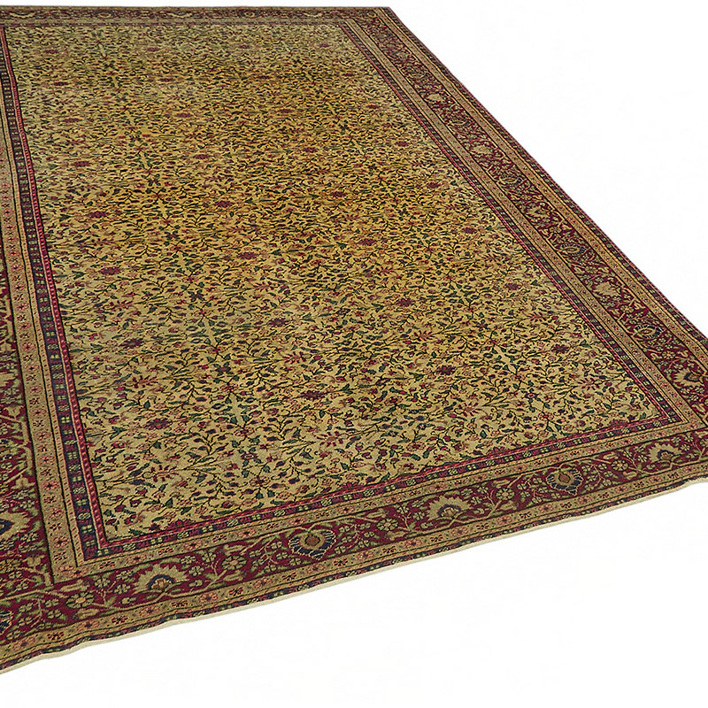 Alfombra Vintage Turca Anudada a Mano - K0087334