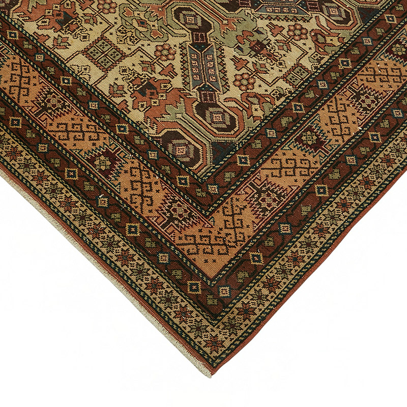 Alfombra Vintage Turca Anudada a Mano - K0087335