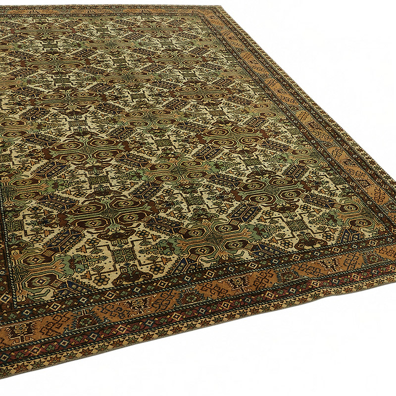 Alfombra Vintage Turca Anudada a Mano - K0087337