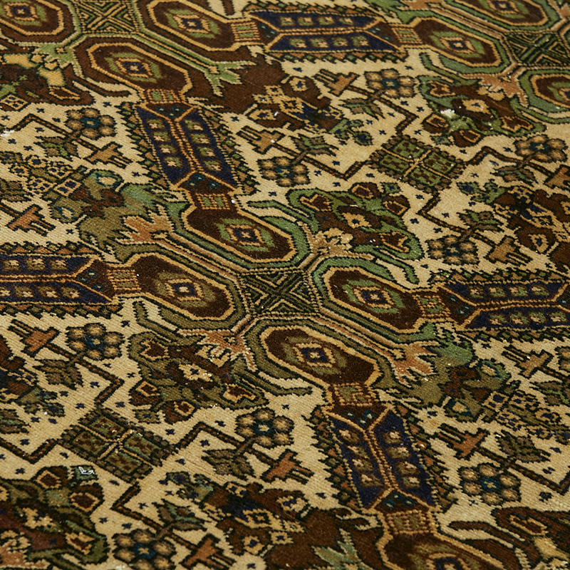 Alfombra Vintage Turca Anudada a Mano - K0087337