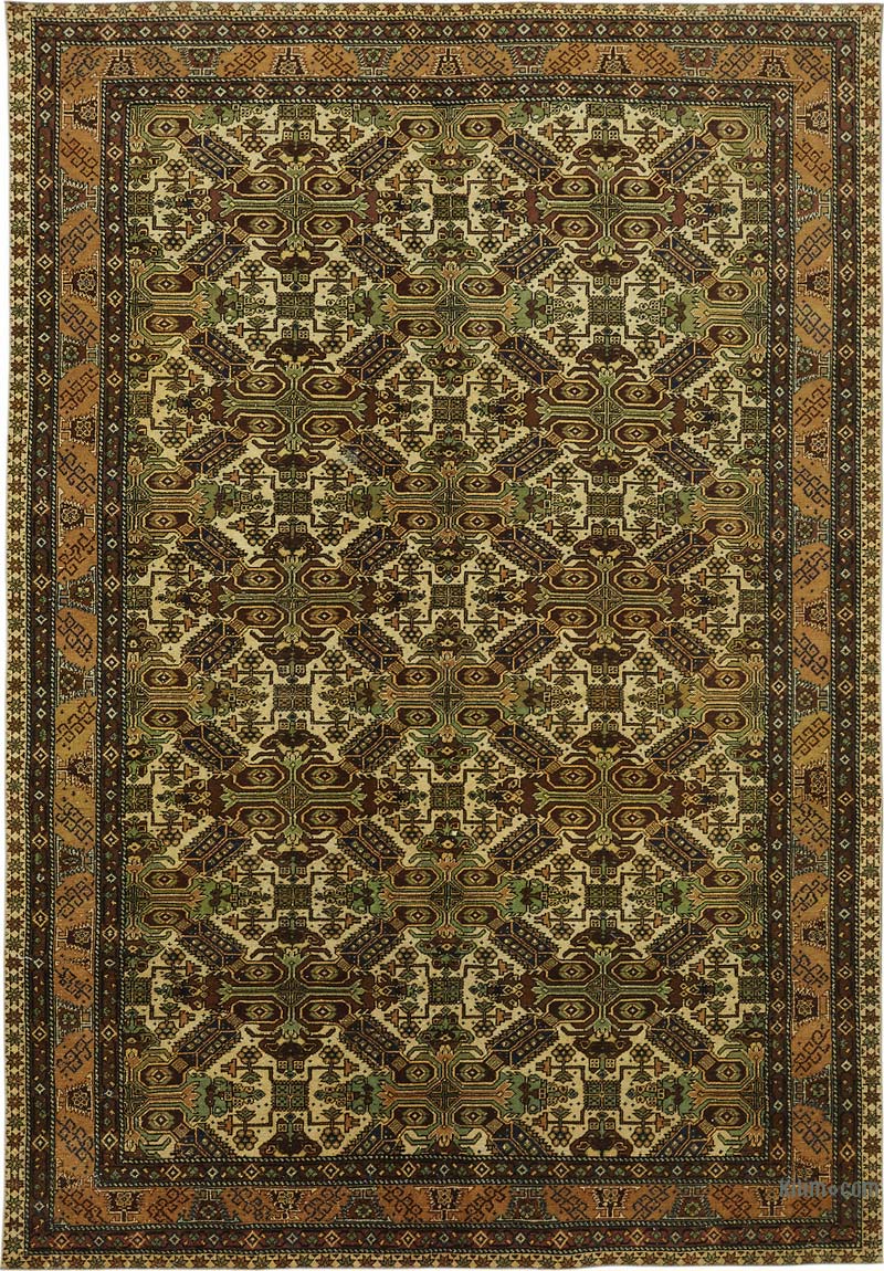 Alfombra Vintage Turca Anudada a Mano - K0087337