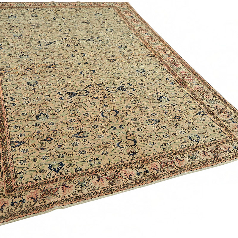 Alfombra Vintage Turca Anudada a Mano - K0087338