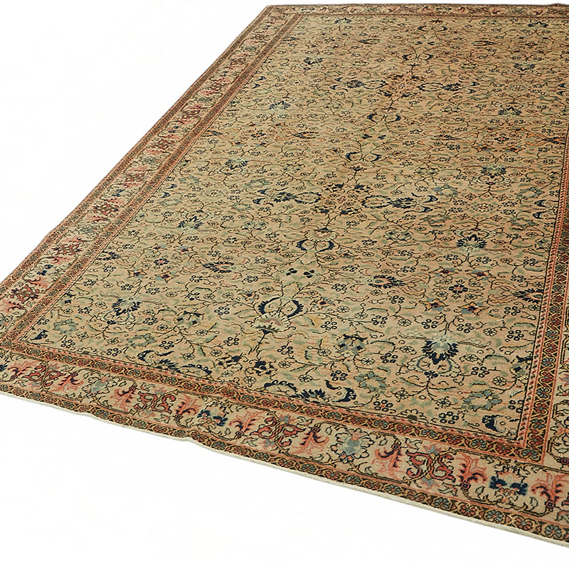 Alfombra Vintage Turca Anudada a Mano - K0087338