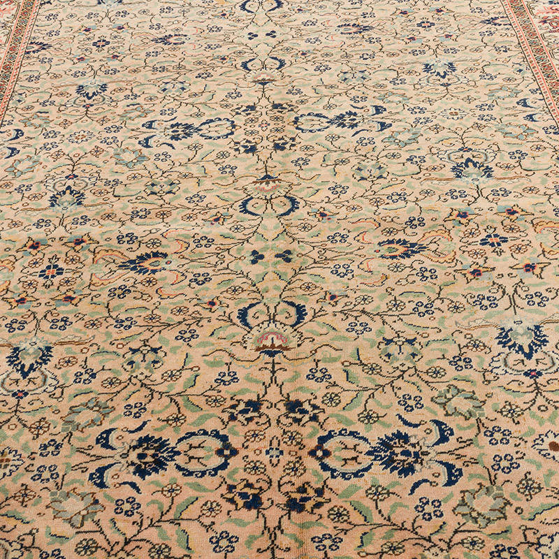 Vintage Turkish Hand-Knotted Rug - 6' 4" x 9' 3" (76" x 111") - K0087338