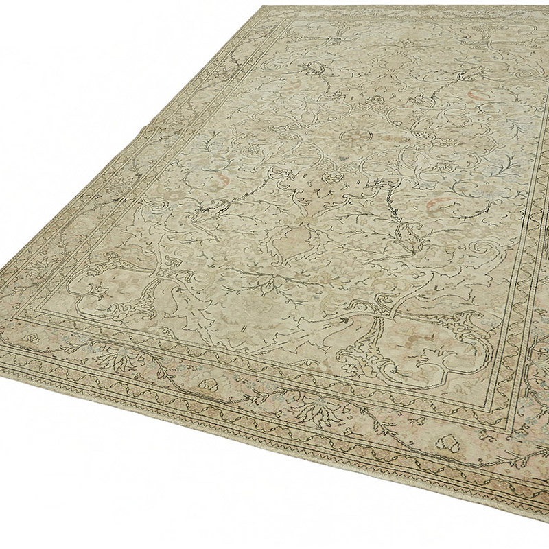 Vintage Turkish Hand-Knotted Rug - 6' 3" x 9' 5" (75" x 113") - K0087339