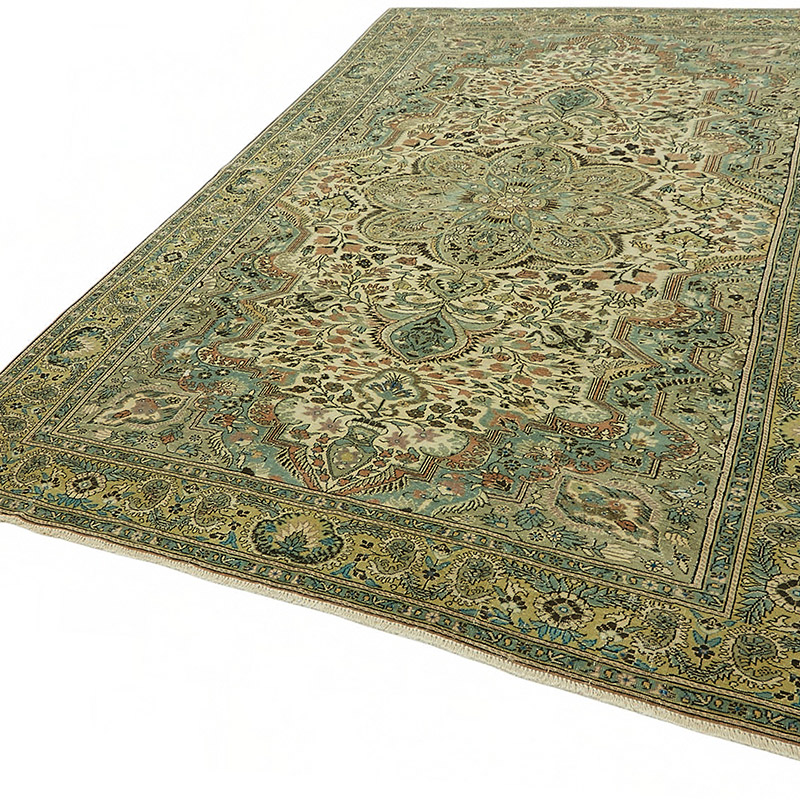 Vintage Turkish Hand-Knotted Rug - 6' 8" x 9' 5" (80" x 113") - K0087340