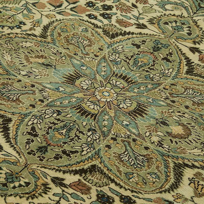 Vintage Turkish Hand-Knotted Rug - 6' 8" x 9' 5" (80" x 113") - K0087340