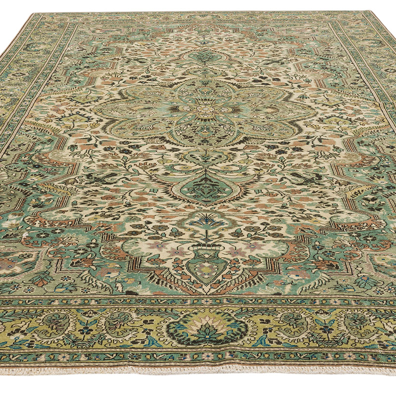 El Dokuma Vintage Halı - 204 cm x 288 cm - K0087340