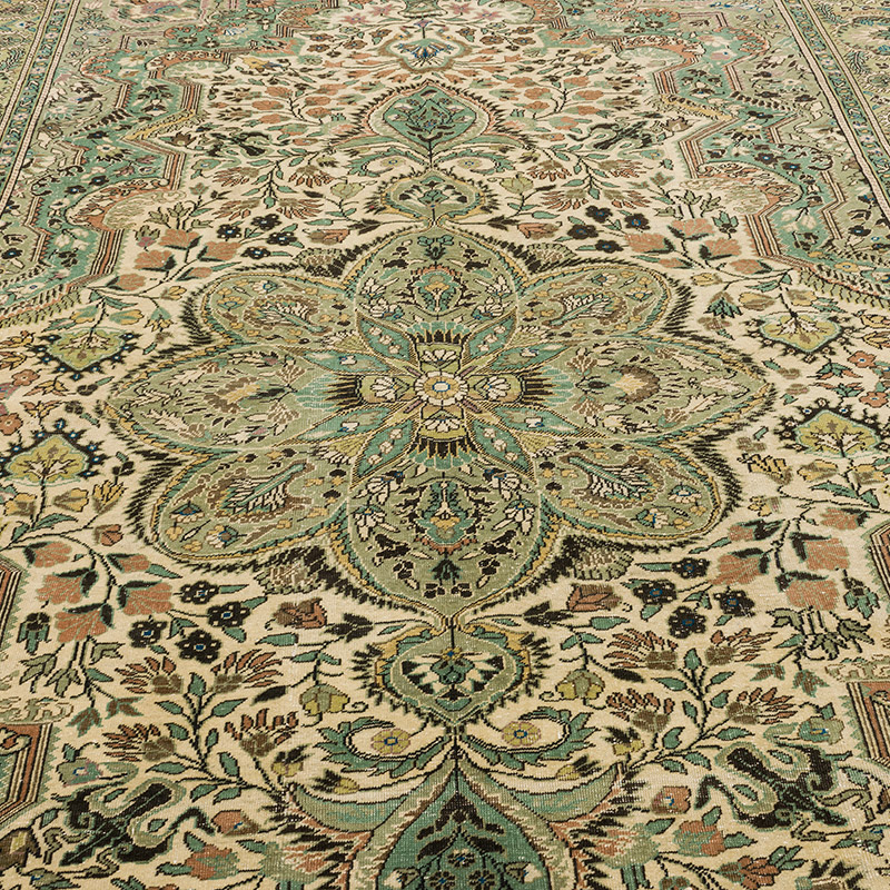 El Dokuma Vintage Halı - 204 cm x 288 cm - K0087340