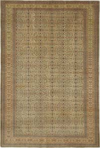 Vintage Turkish Hand-Knotted Rug - 6' 5" x 9' 8" (77" x 116")