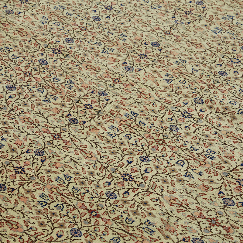 Alfombra Vintage Turca Anudada a Mano - K0087341