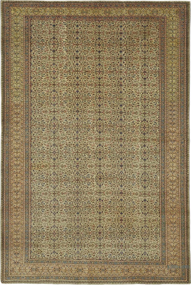Alfombra Vintage Turca Anudada a Mano - K0087341