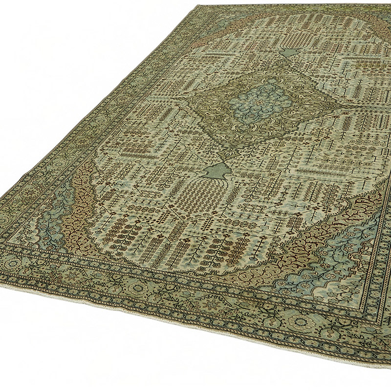 Alfombra Vintage Turca Anudada a Mano - K0087342