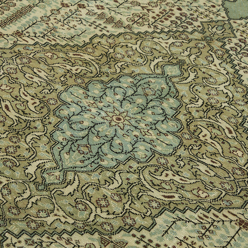 Alfombra Vintage Turca Anudada a Mano - K0087342