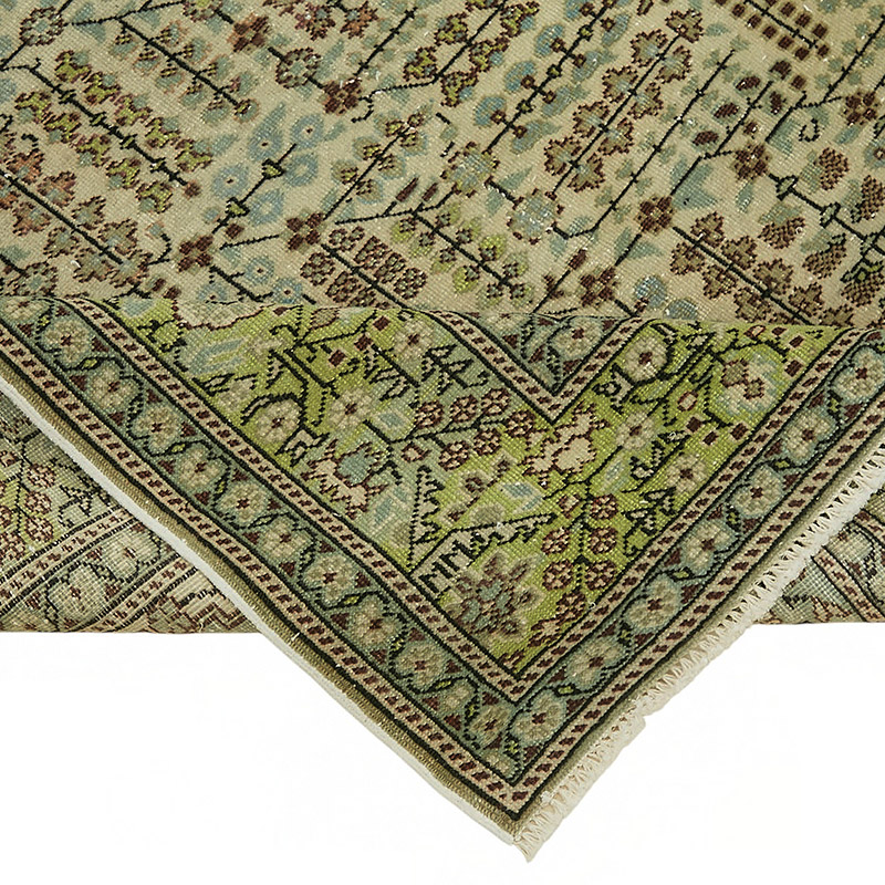 Alfombra Vintage Turca Anudada a Mano - K0087342