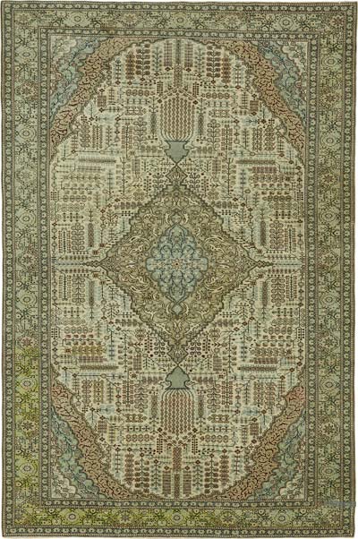 Vintage Turkish Hand-Knotted Rug - 6' 6" x 9' 6" (78" x 114")