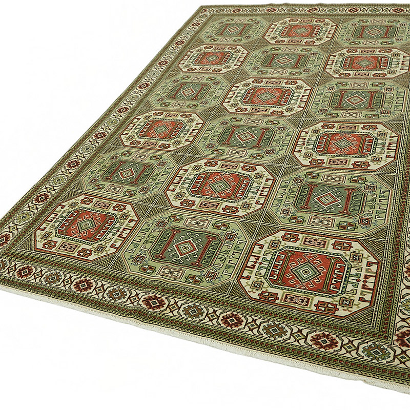 Alfombra Vintage Turca Anudada a Mano - K0087345