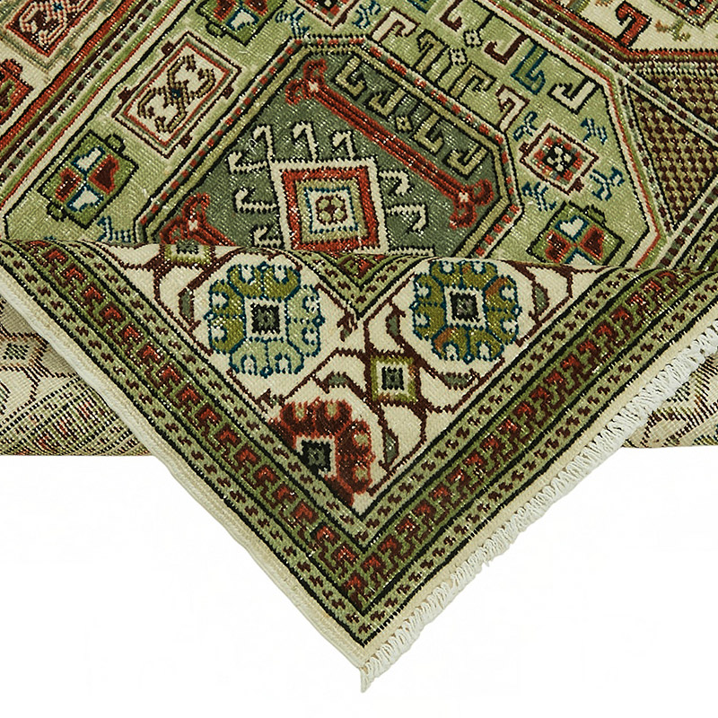 Alfombra Vintage Turca Anudada a Mano - K0087345