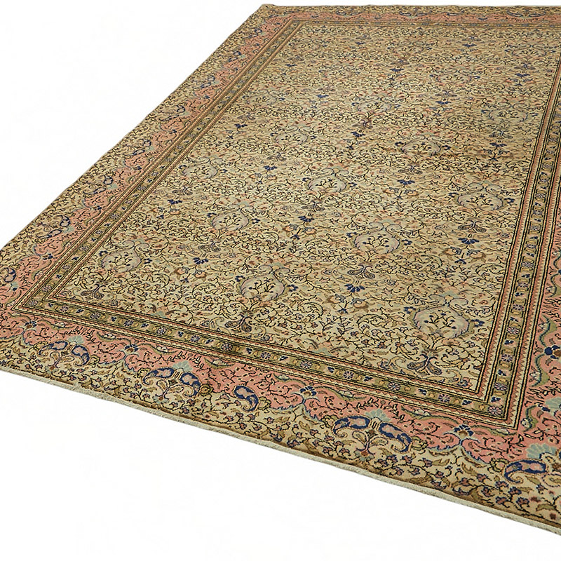 Alfombra Vintage Turca Anudada a Mano - K0087346