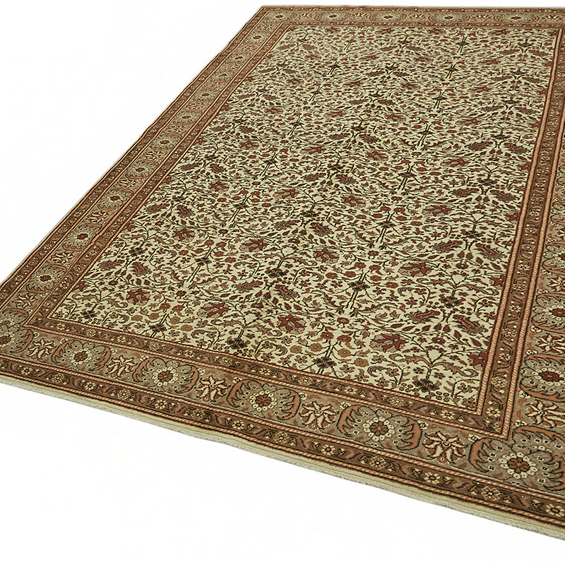 Alfombra Vintage Turca Anudada a Mano - K0087347