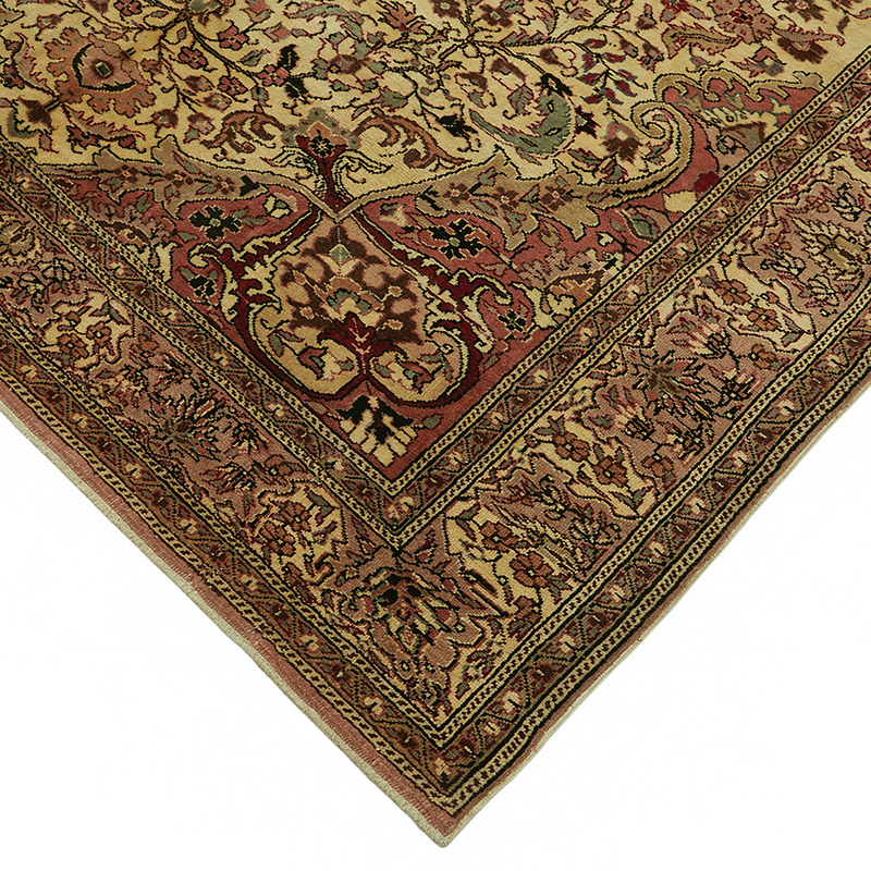 Vintage Turkish Hand-Knotted Rug - 6' 4" x 9' 8" (76" x 116") - K0087348