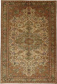 El Dokuma Vintage Halı - 197 cm x 288 cm