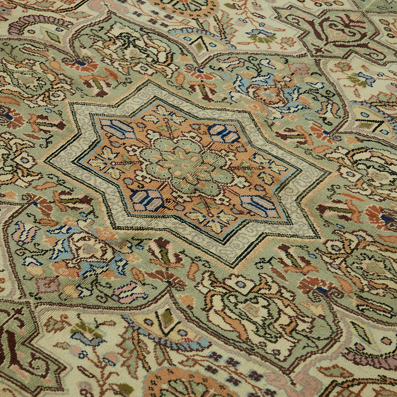 Vintage Turkish Hand-Knotted Rug - 6' 6" x 9' 5" (78" x 113") - K0087350