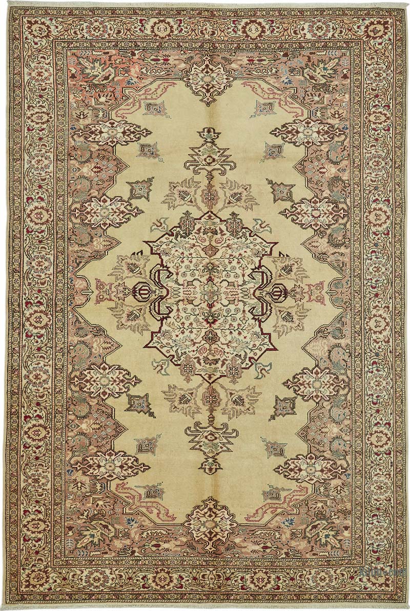 El Dokuma Vintage Halı - K0087351