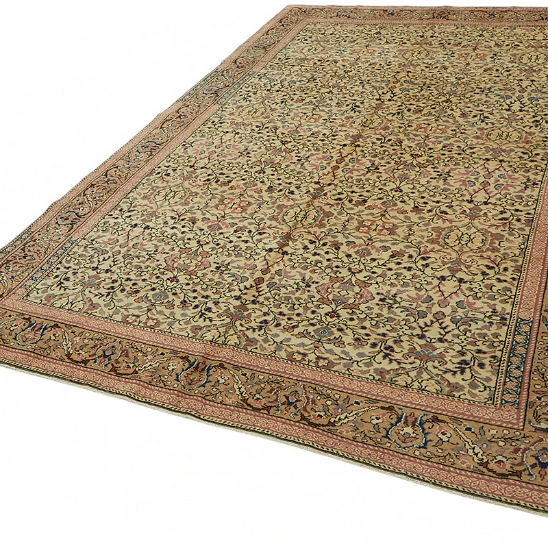 Vintage Turkish Hand-Knotted Rug - 6' 6" x 9' 5" (78" x 113") - K0087352