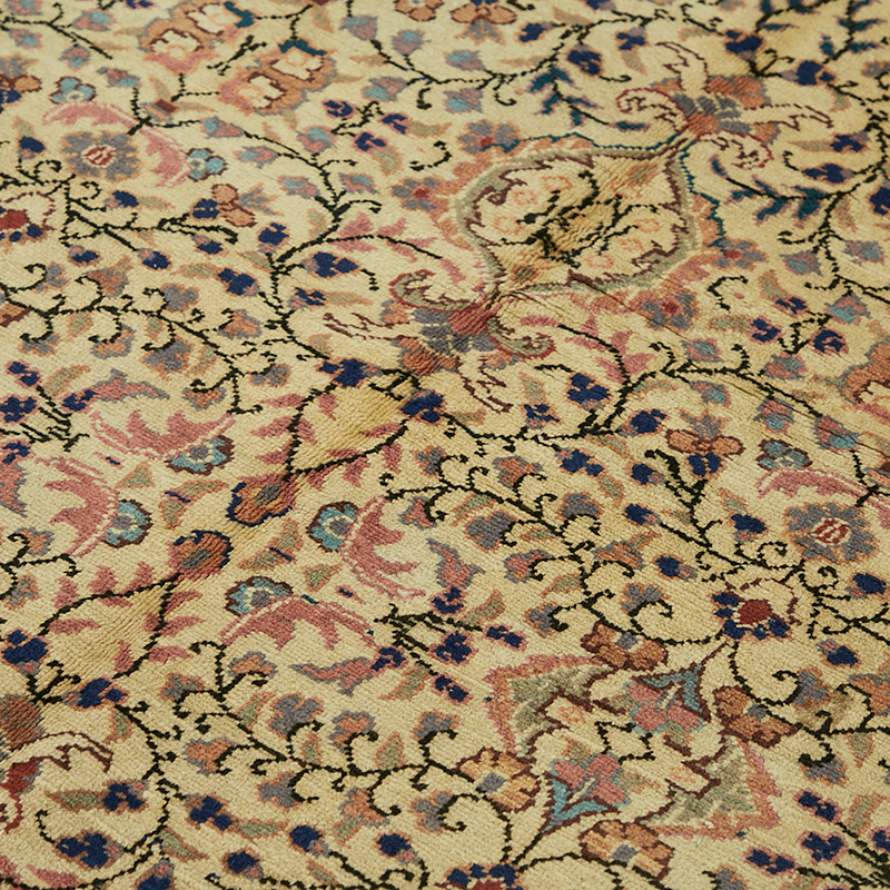 Vintage Turkish Hand-Knotted Rug - 6' 6" x 9' 5" (78" x 113") - K0087352