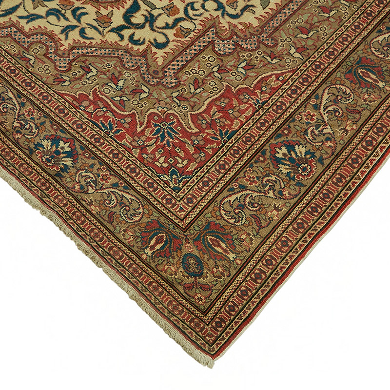 Vintage Turkish Hand-Knotted Rug - 6' 6" x 9' 9" (78" x 117") - K0087353