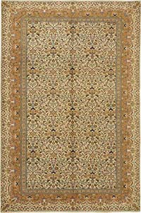 Vintage Turkish Hand-Knotted Rug - 6' 7" x 9' 5" (79" x 113")