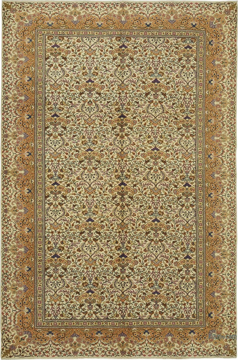 El Dokuma Vintage Halı - K0087354