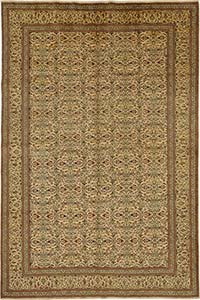 Vintage Turkish Hand-Knotted Rug - 6' 5" x 9' 6" (77" x 114")