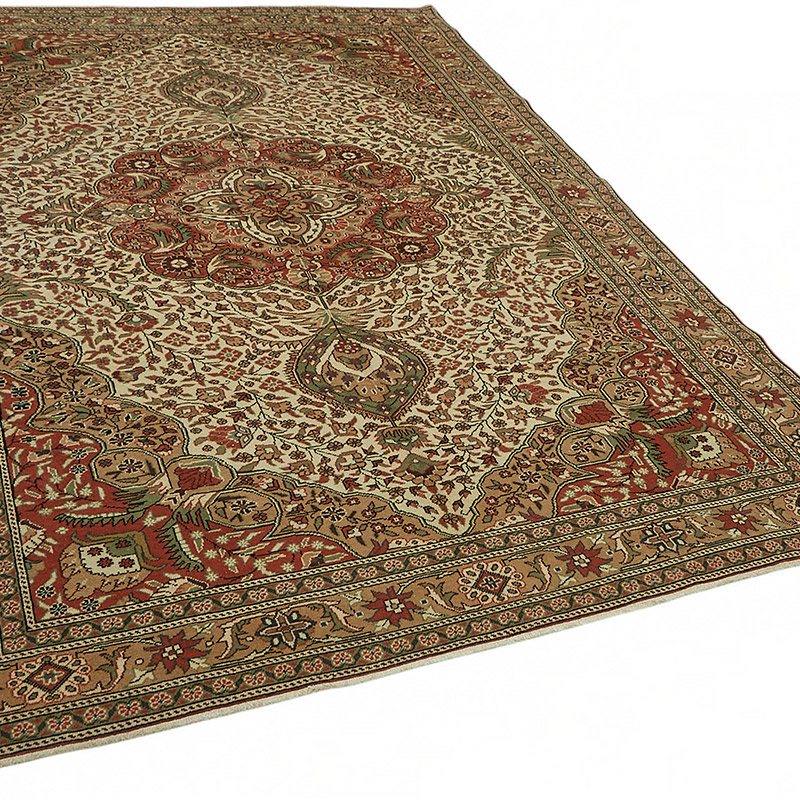 Alfombra Vintage Turca Anudada a Mano - K0087356