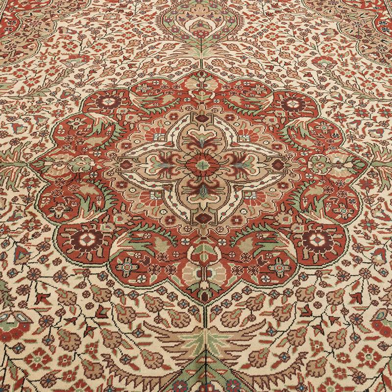Vintage Turkish Hand-Knotted Rug - 6' 9" x 9' 5" (81" x 113") - K0087356