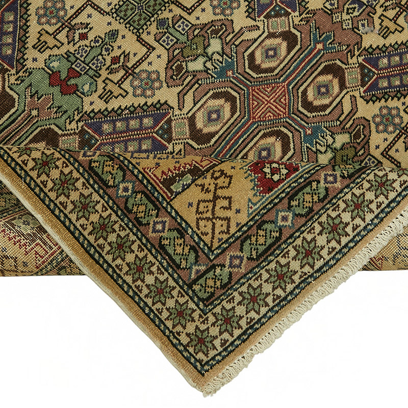 El Dokuma Vintage Halı - K0087357