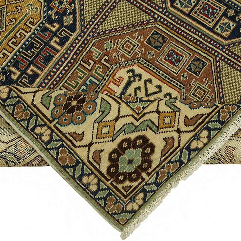 Vintage Turkish Hand-Knotted Rug - 6' 6" x 10'  (78" x 120") - K0087358
