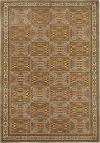 Vintage Turkish Hand-Knotted Rug - 6' 6" x 9' 3" (78" x 111")