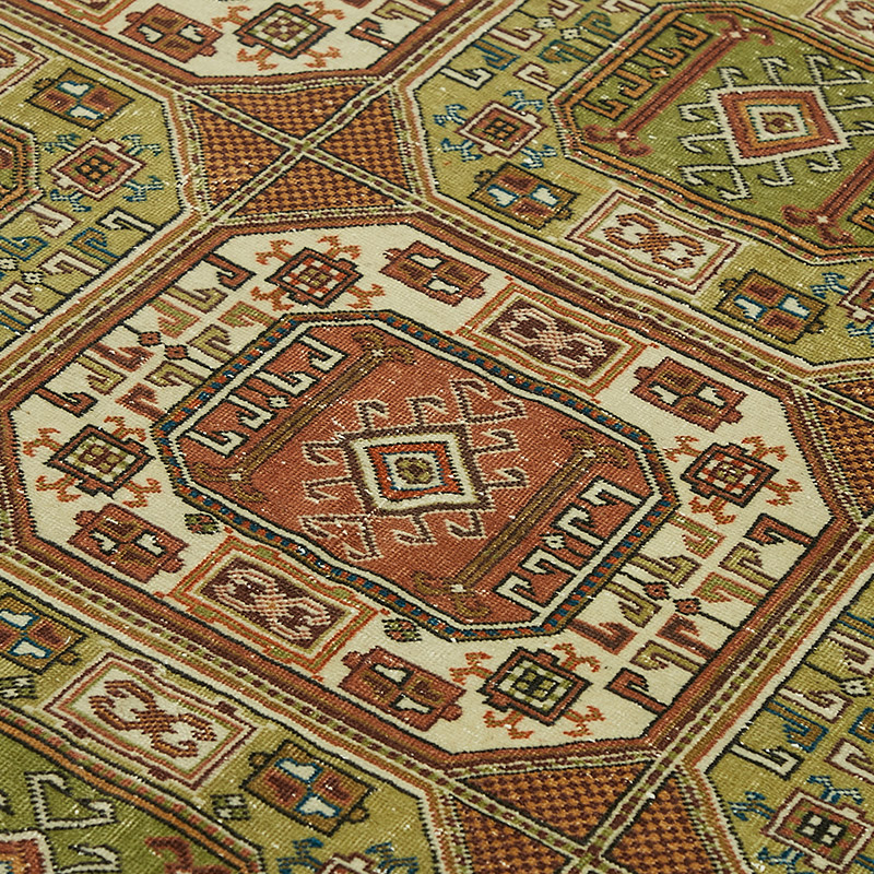 El Dokuma Vintage Halı - K0087361