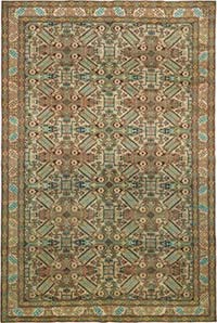 Vintage Turkish Hand-Knotted Rug - 6' 6" x 9' 6" (78" x 114")