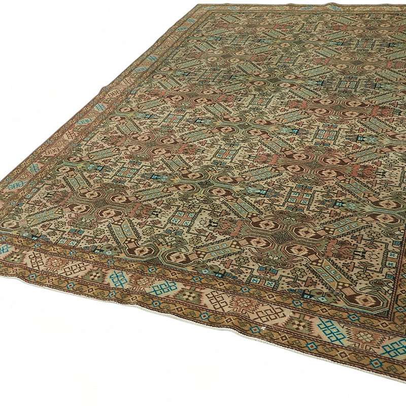 Vintage Turkish Hand-Knotted Rug - 6' 6" x 9' 6" (78" x 114") - K0087362