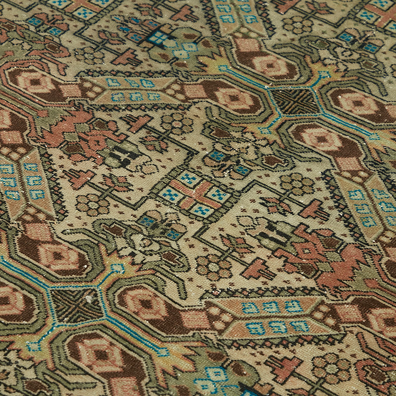 Vintage Turkish Hand-Knotted Rug - 6' 6" x 9' 6" (78" x 114") - K0087362