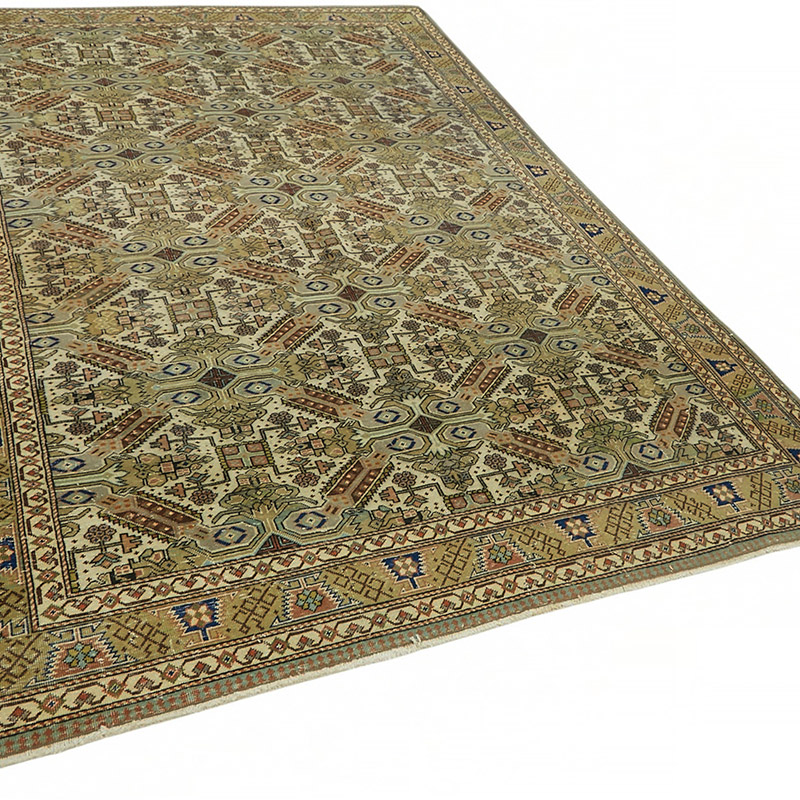 Vintage Turkish Hand-Knotted Rug - 6' 5" x 9' 6" (77" x 114") - K0087365