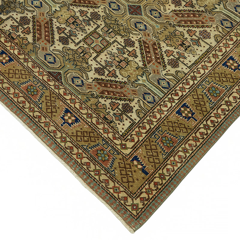 Vintage Turkish Hand-Knotted Rug - 6' 5" x 9' 6" (77" x 114") - K0087365
