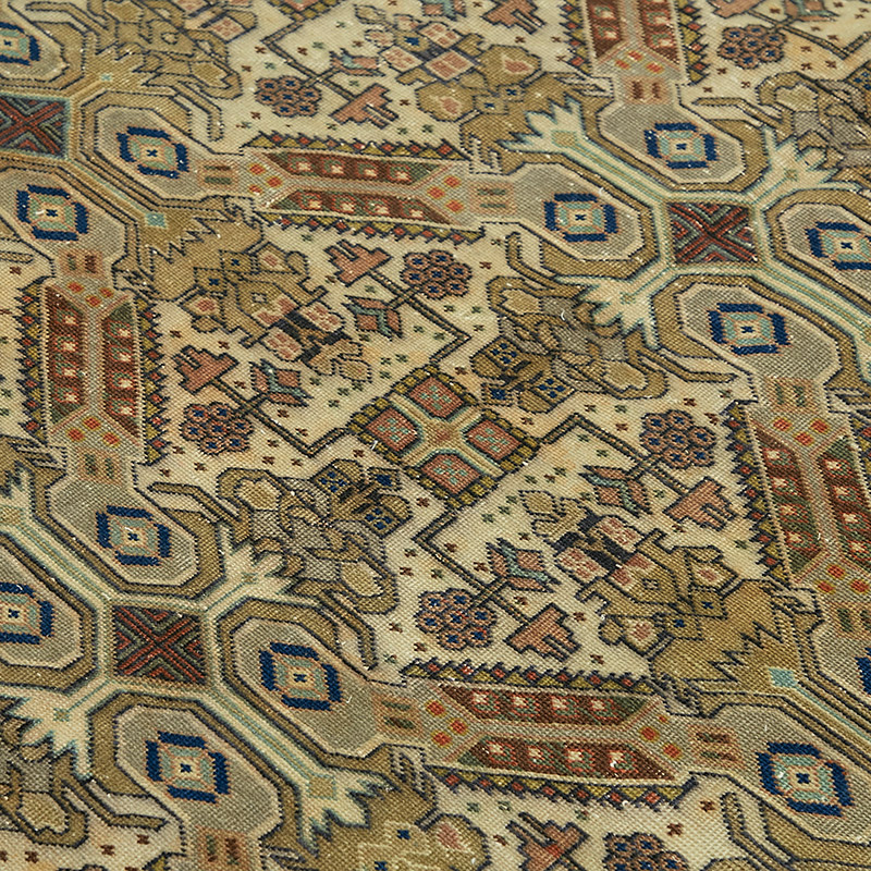 Vintage Turkish Hand-Knotted Rug - 6' 5" x 9' 6" (77" x 114") - K0087365