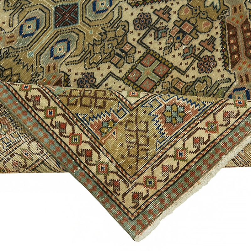 Vintage Turkish Hand-Knotted Rug - 6' 5" x 9' 6" (77" x 114") - K0087365