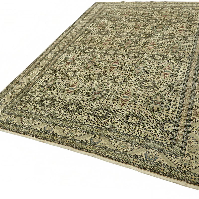 Vintage Turkish Hand-Knotted Rug - 6' 8" x 9' 9" (80" x 117") - K0087367